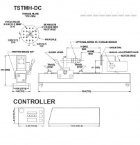 Motorizované zkušební zařízení momentu TSTMH-DCE horizontální