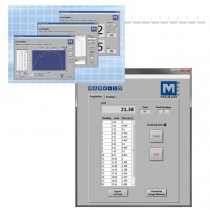 Zkušební přístroj síly M5-100E je dodáván spolu se softwarem MESUR Lite.