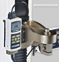 Stojany ESM LC obsahuje držák na Mark-10 indikátor a R01 a R03 snímače síly