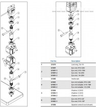 Adaptér s očkovým koncem - komponenty - podložka, 8,2mm G1084-1