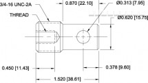 Adaptér s očkovým koncem - komponenty - konec s očkem, #10-32F G1082