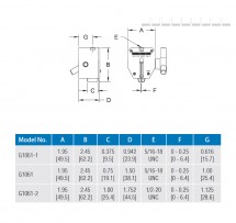 Klínová svěrka G1061-1E