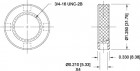 Adaptér s očkovým koncem - komponenty - pojistný kroužek G1079